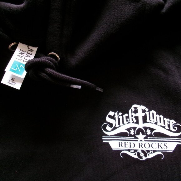 Stick Figure Red Rocks 2024 Concert Sweater Hoodie Mens L/S Sz XL - New - Picture 6 of 8